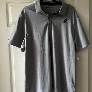 Reebok Gray Performance Polo Shirt